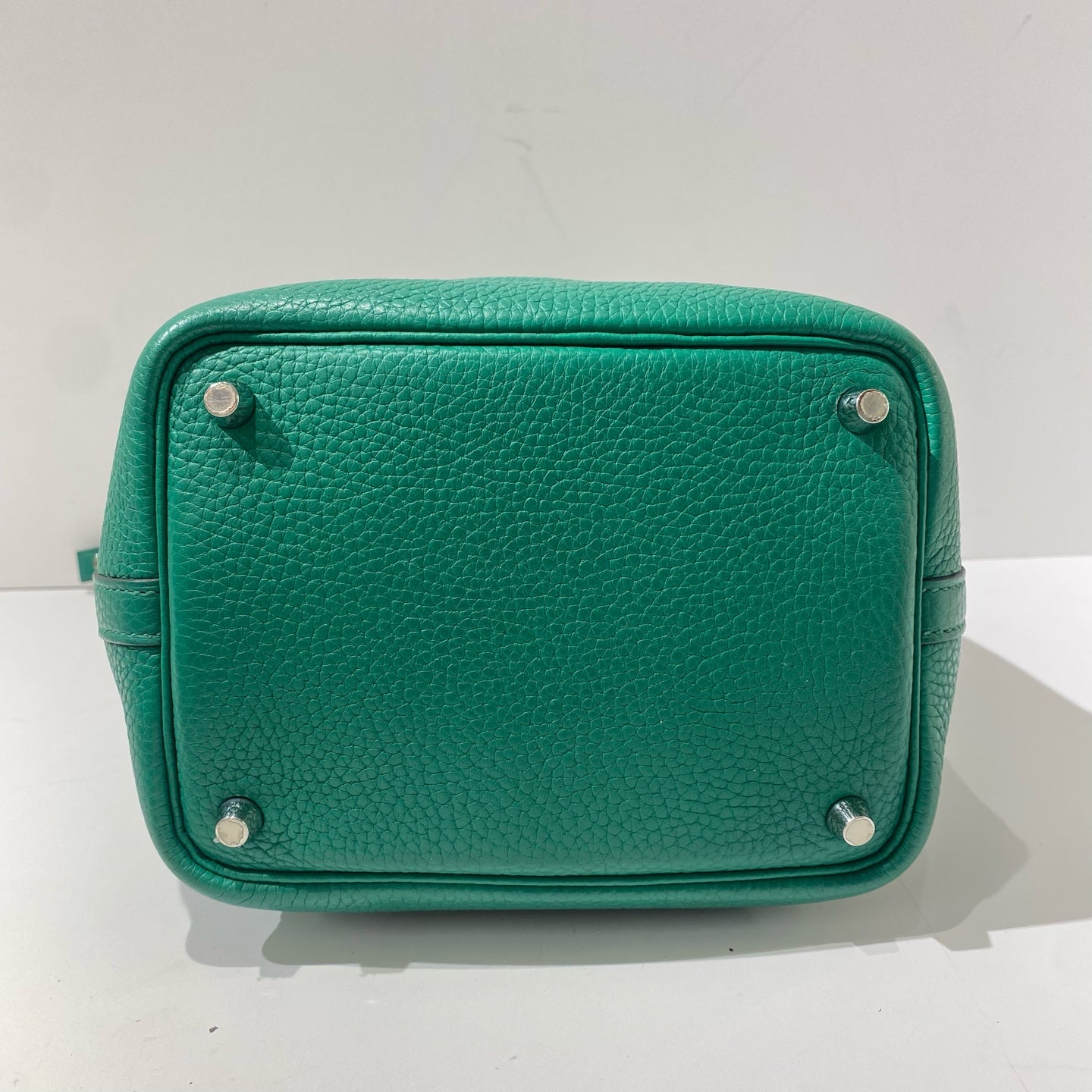Hermès - Picotin Lock 18 - Grained leather - Velvet Green with Silver-Tone Hardware - (mini)