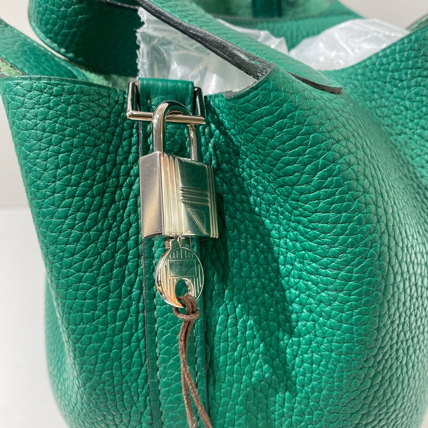 Hermès - Picotin Lock 18 - Grained leather - Velvet Green with Silver-Tone Hardware - (mini)