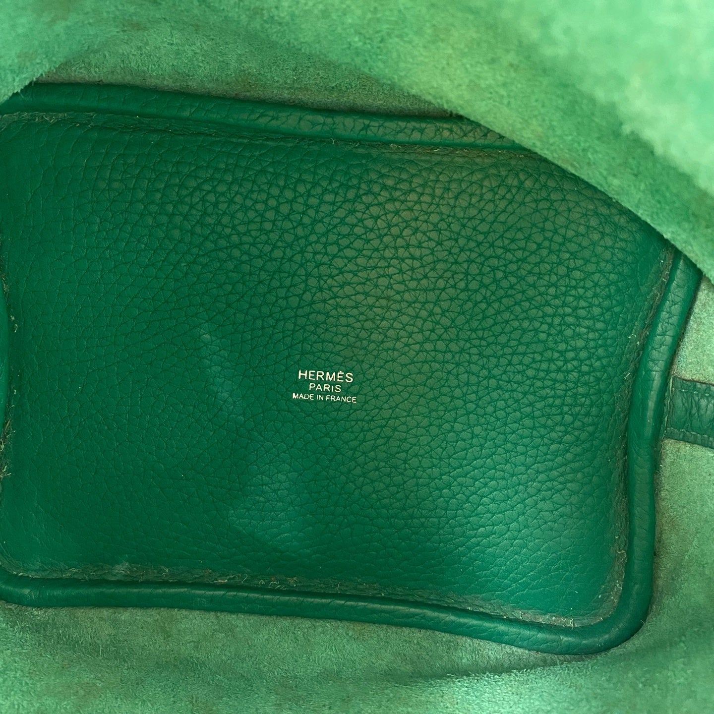 Hermès - Picotin Lock 18 - Grained leather - Velvet Green with Silver-Tone Hardware - (mini)