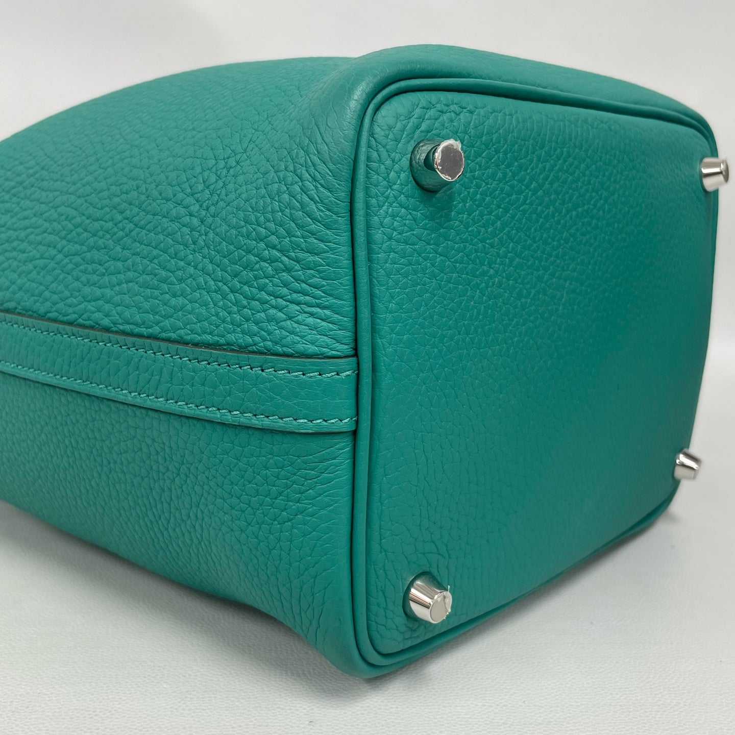 Hermès - Picotin Lock 18 - Taurillon Clemence leather - Emerald Green with Silver-Tone Hardware - (mini)