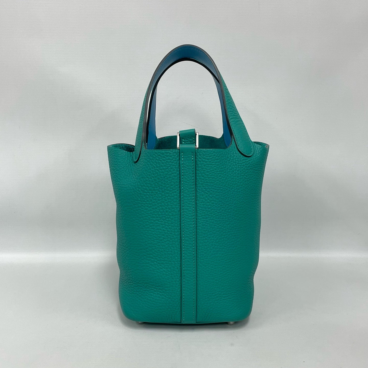 Hermès - Picotin Lock 18 - Taurillon Clemence leather - Emerald Green with Silver-Tone Hardware - (mini)