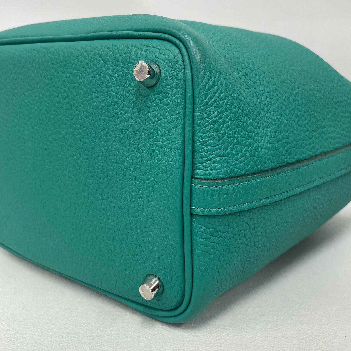 Hermès - Picotin Lock 18 - Taurillon Clemence leather - Emerald Green with Silver-Tone Hardware - (mini)