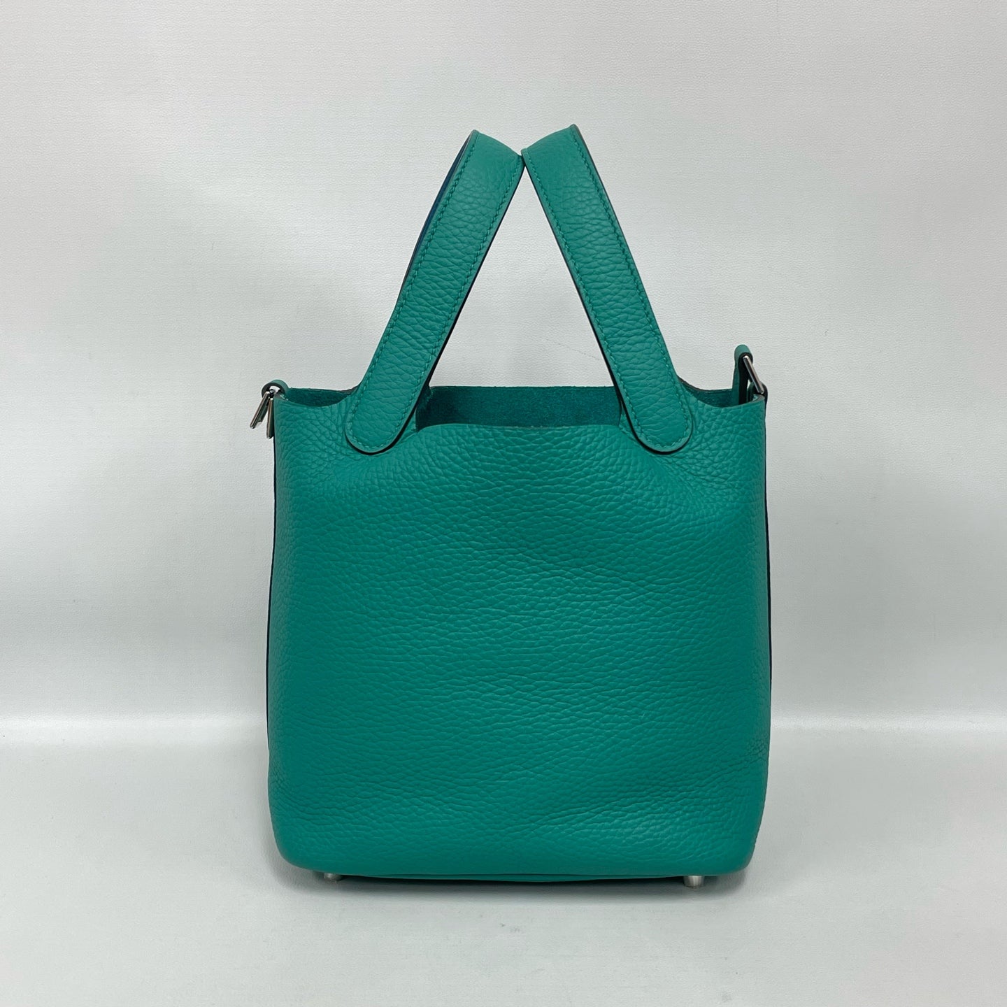 Hermès - Picotin Lock 18 - Taurillon Clemence leather - Emerald Green with Silver-Tone Hardware - (mini)
