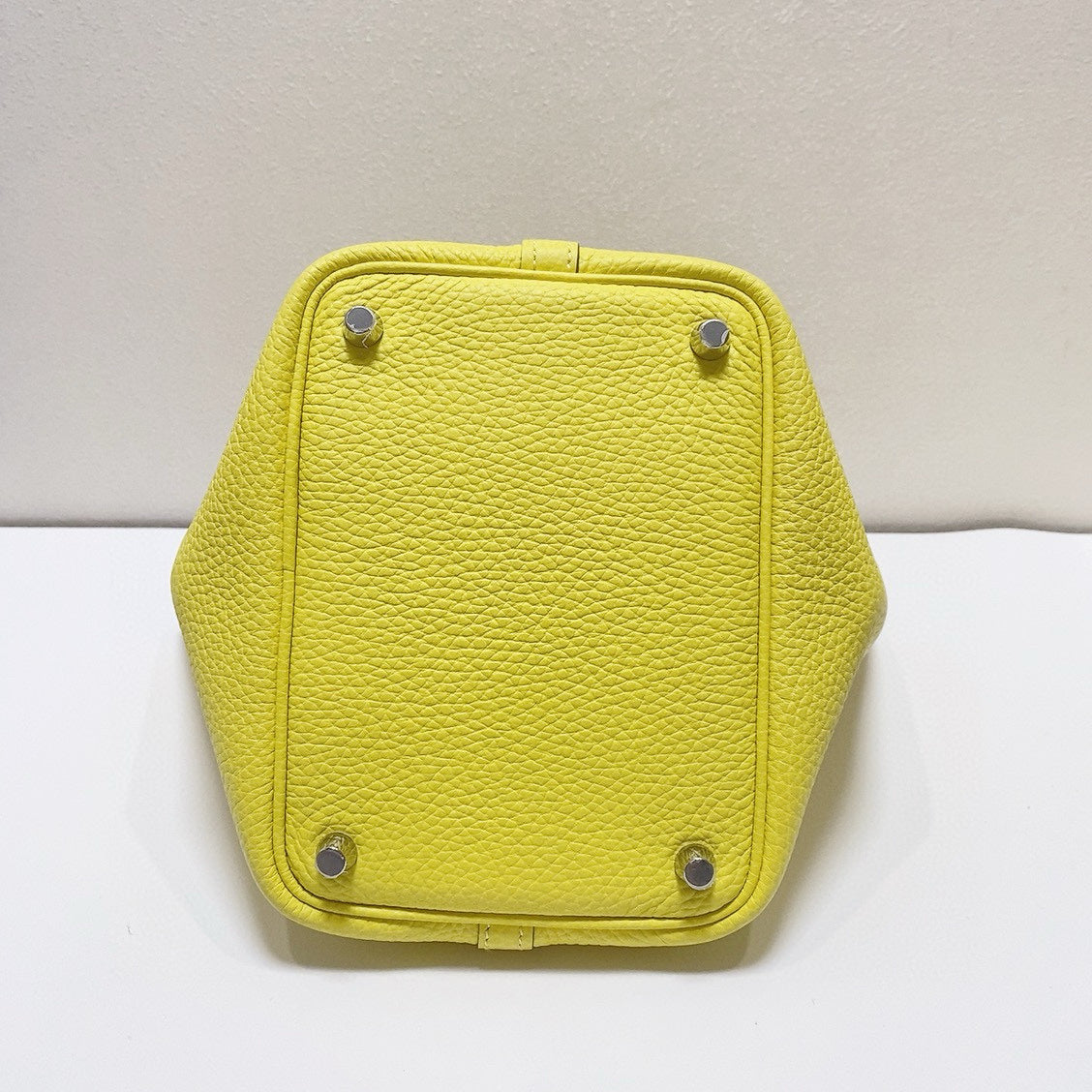 Hermès - Picotin Lock 18 - Taurillon Clemence leather - Lemon Yellow - (mini)