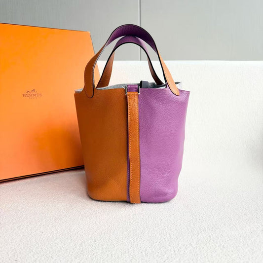 Hermès - Picotin Lock 18 - Taurillon Clemence leather - Multicolour - (mini)