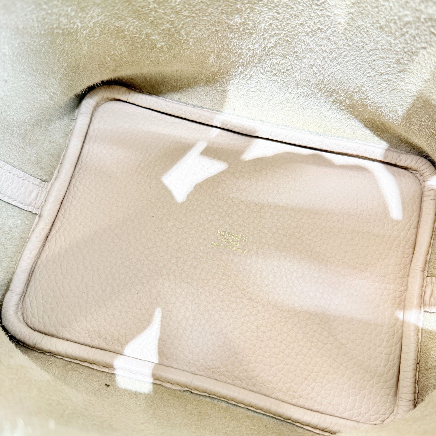 Hermès - Picotin Lock 18 - Taurillon Clemence leather - White - (18)