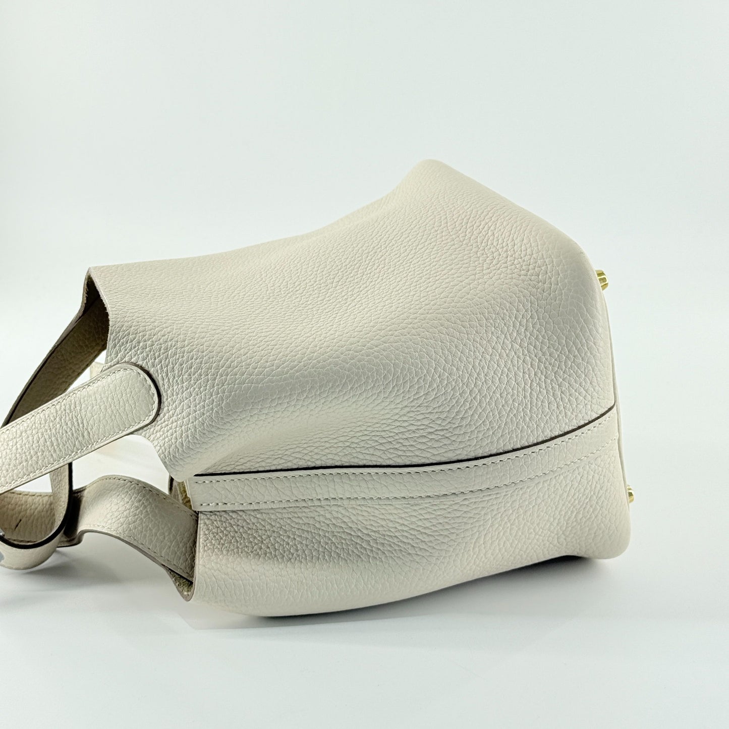 Hermès - Picotin Lock 18 - Taurillon Clemence leather - White - (18)