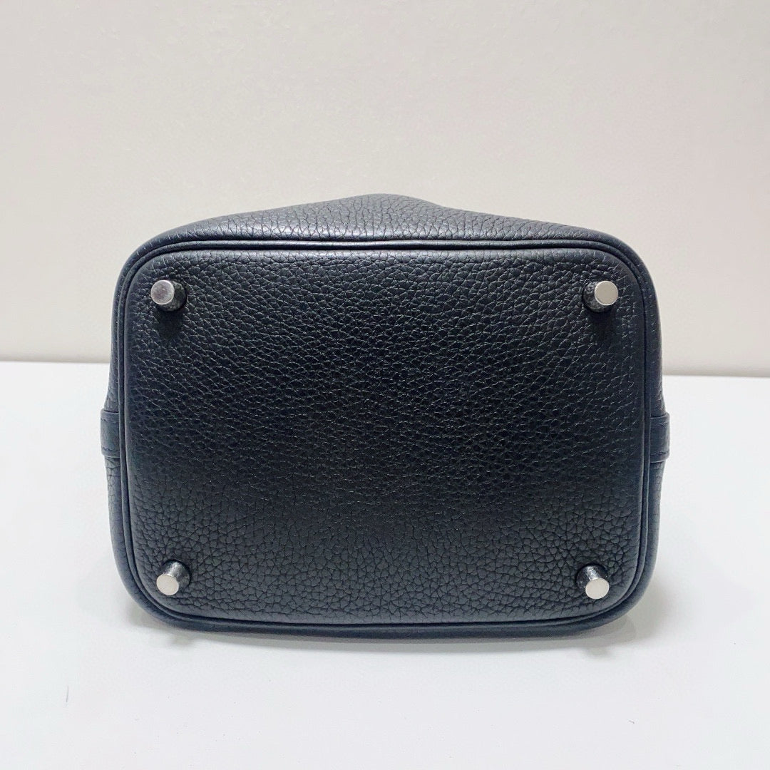 Hermès - Picotin Lock 18 - Togo leather - Black - (mini)