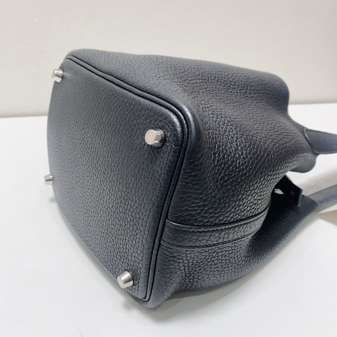 Hermès - Picotin Lock 18 - Togo leather - Black - (mini)