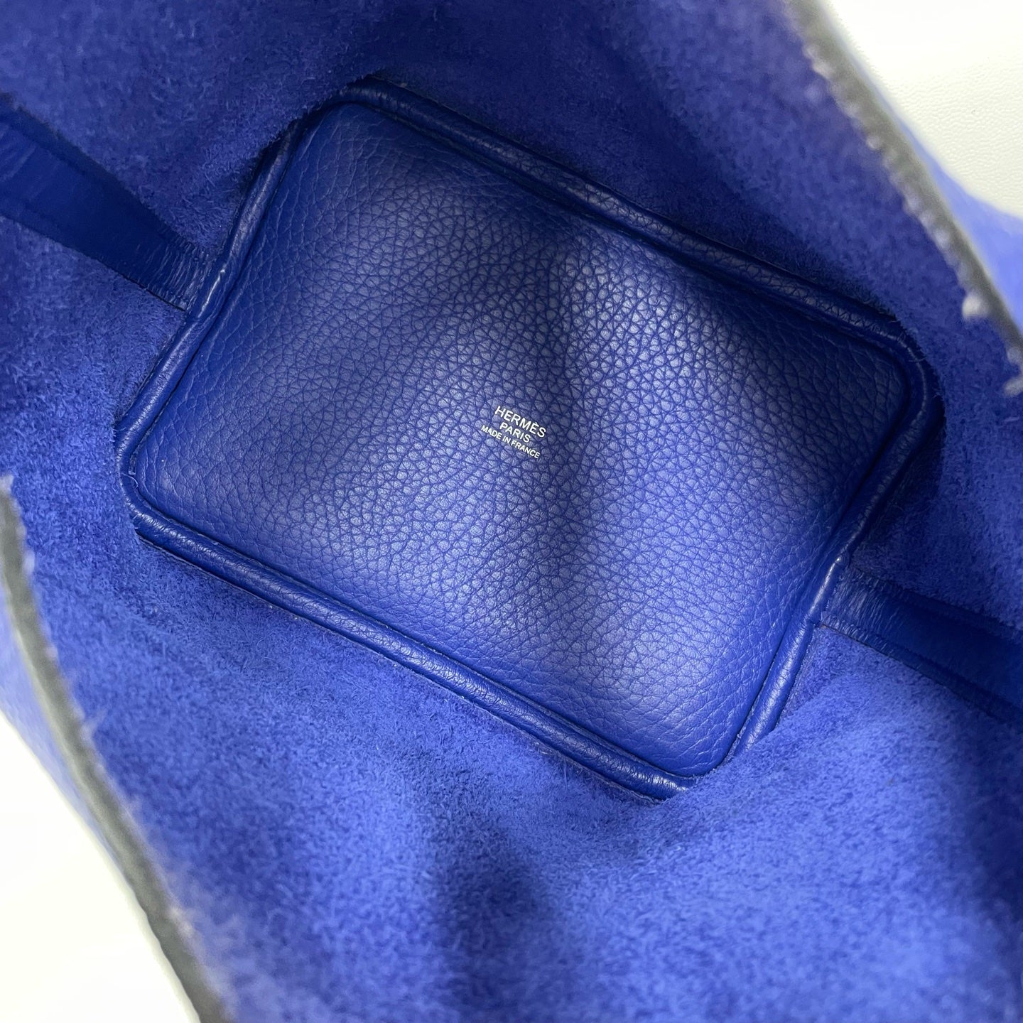 Hermes - Picotin Lock 18 - Togo leather - Electric Blue with Silver-Tone Hardware - (mini)