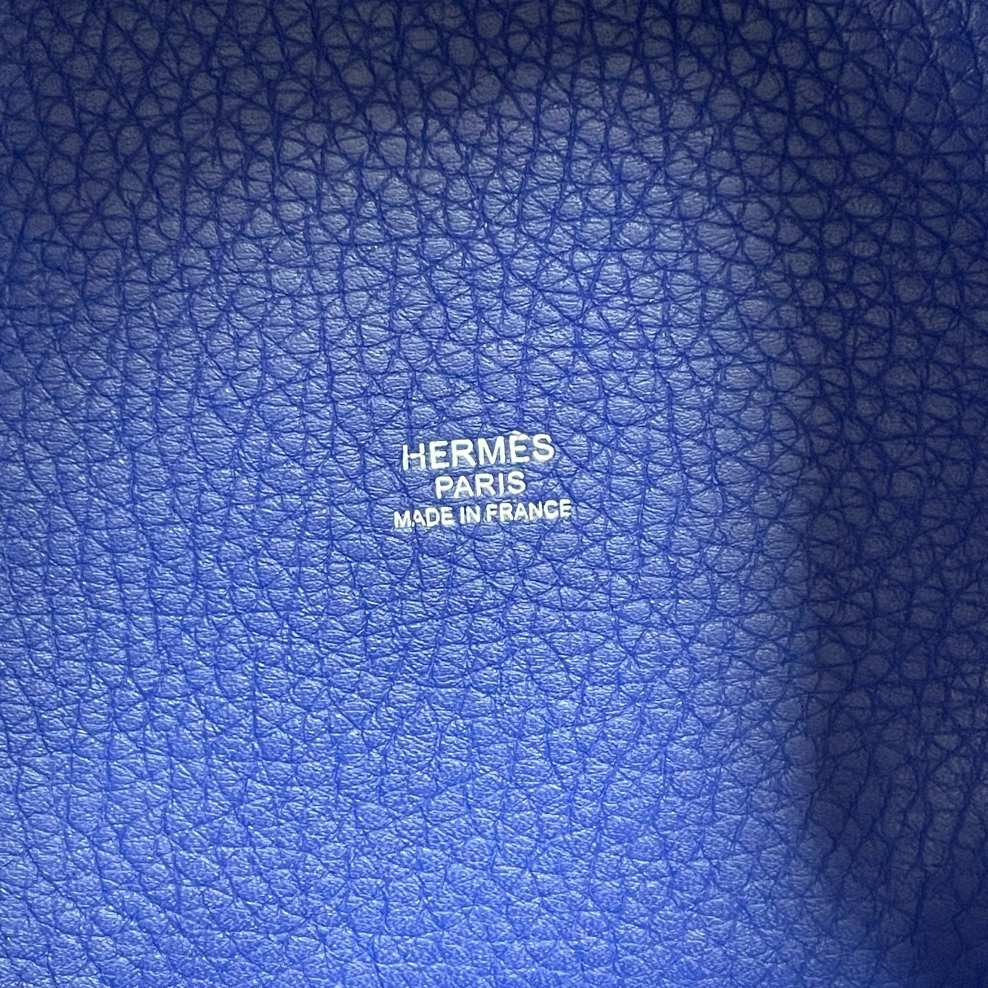 Hermes - Picotin Lock 18 - Togo leather - Electric Blue with Silver-Tone Hardware - (mini)