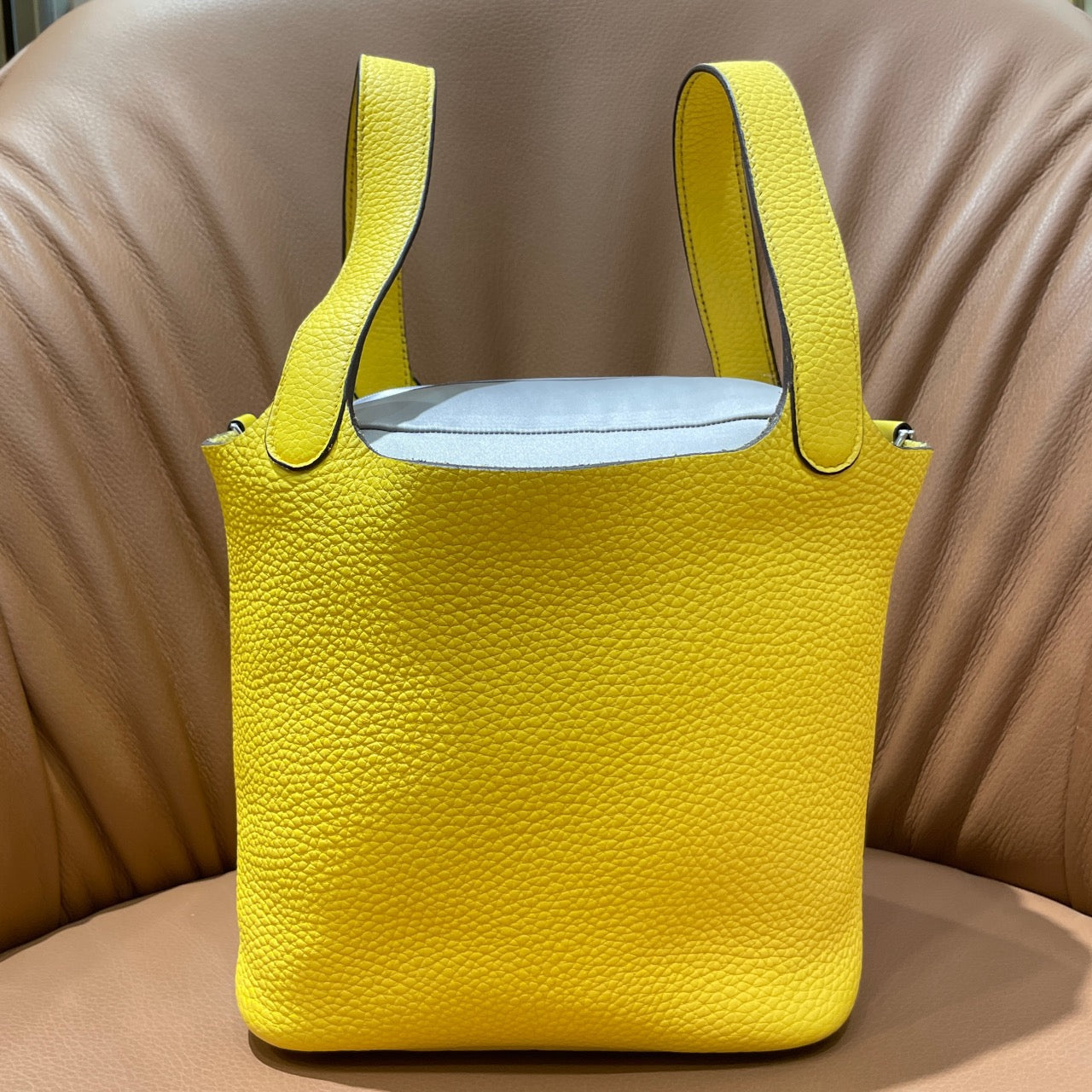 Hermès - Picotin Lock 18 - Togo leather - Lemon Yellow - (Small)