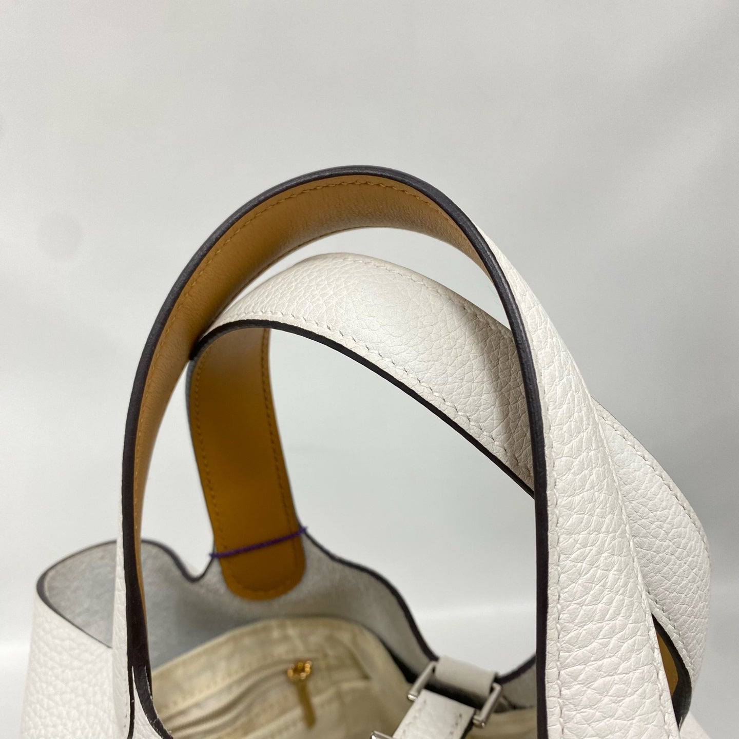Hermès - Picotin Lock 18 - Togo leather - White with Palladium Hardware - (Mini)