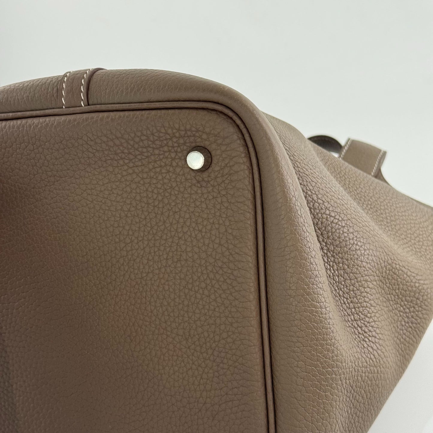 Hermes - Picotin Lock 22 - Leather - Grey