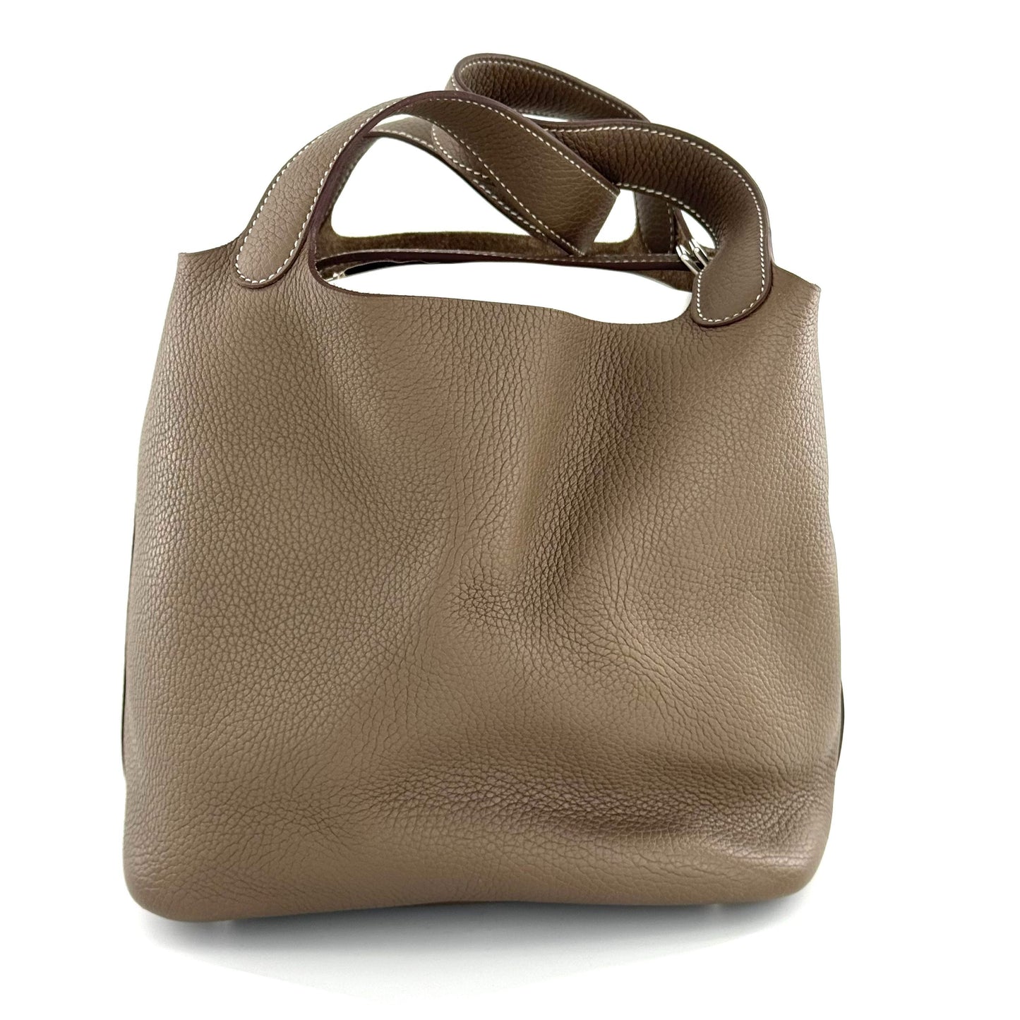 Hermes - Picotin Lock 22 - Leather - Grey