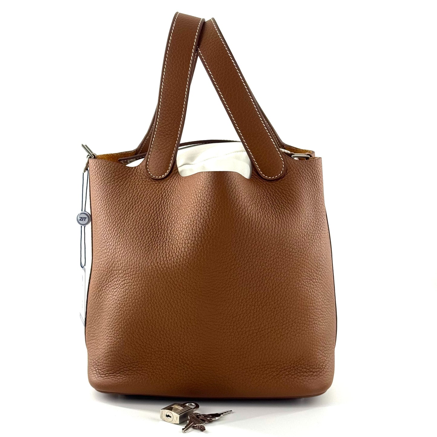 Hermes - Picotin Lock 22 - Clemence leather - Gold - (Medium)
