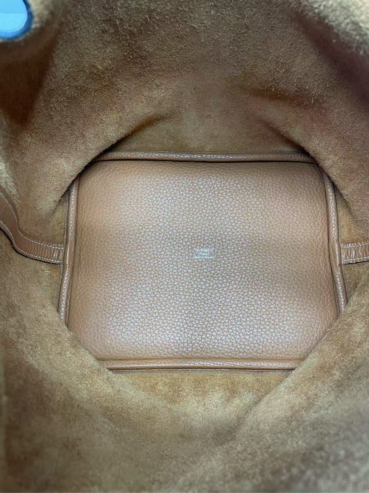 Hermès - Picotin Lock 22 - Grained Clemence leather - Camel - (Medium)