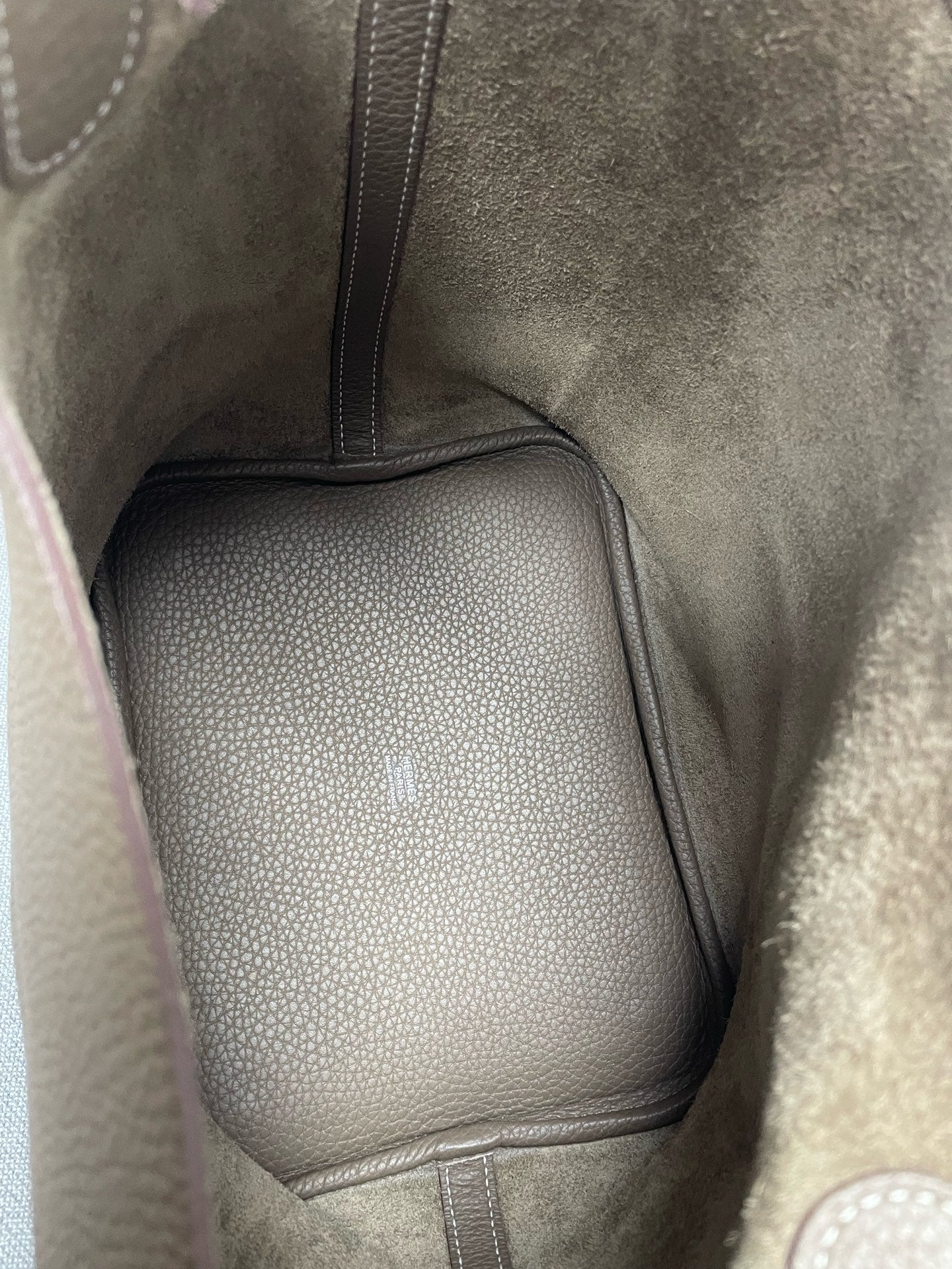 Hermès - Picotin Lock 22 - Leather - Grey - (Medium)