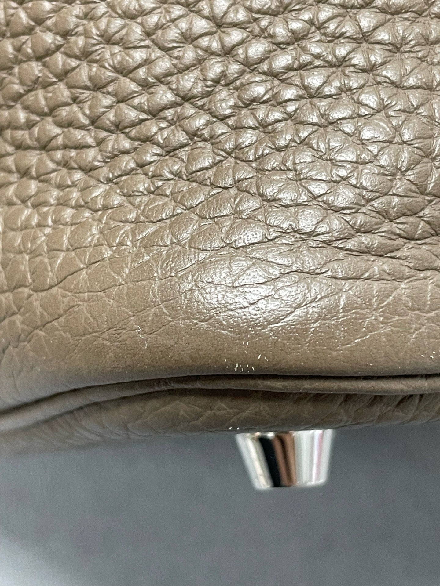 Hermès - Picotin Lock 22 - Leather - Grey - (Medium)