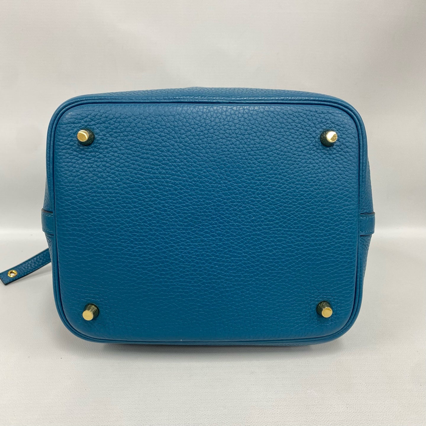 Hermès - Picotin Lock 22 - Taurillon Clemence leather - Bosphorus Green with Gold-Tone Hardware - (Medium)