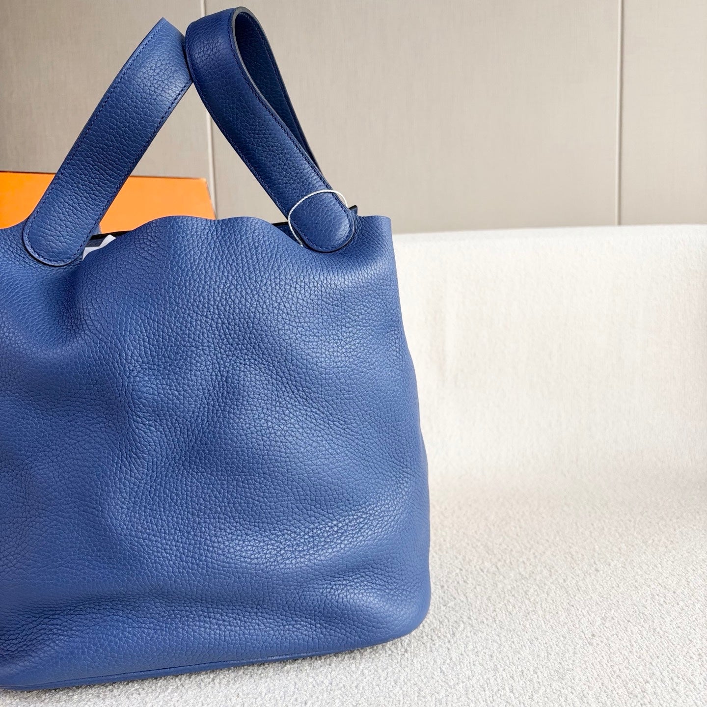 Hermès - Picotin Lock 26 - Togo leather - Blue - (26)