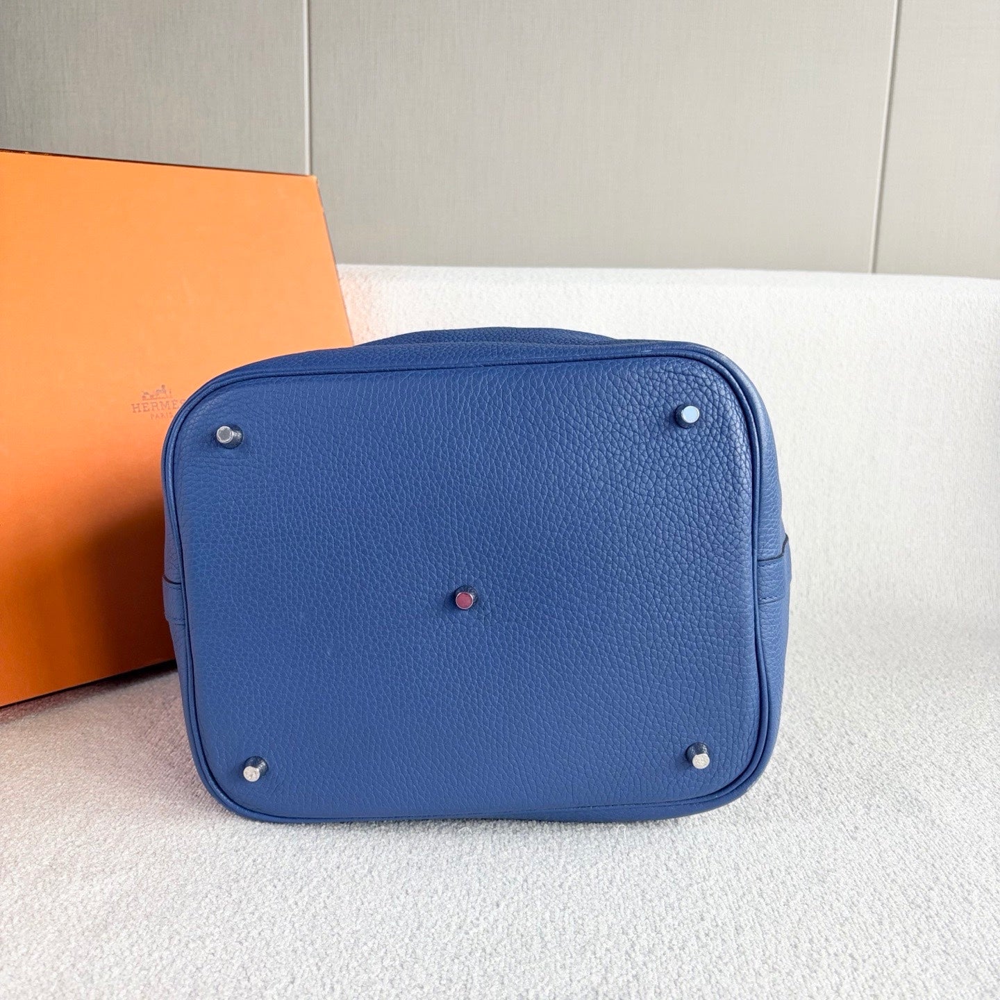 Hermès - Picotin Lock 26 - Togo leather - Blue - (26)