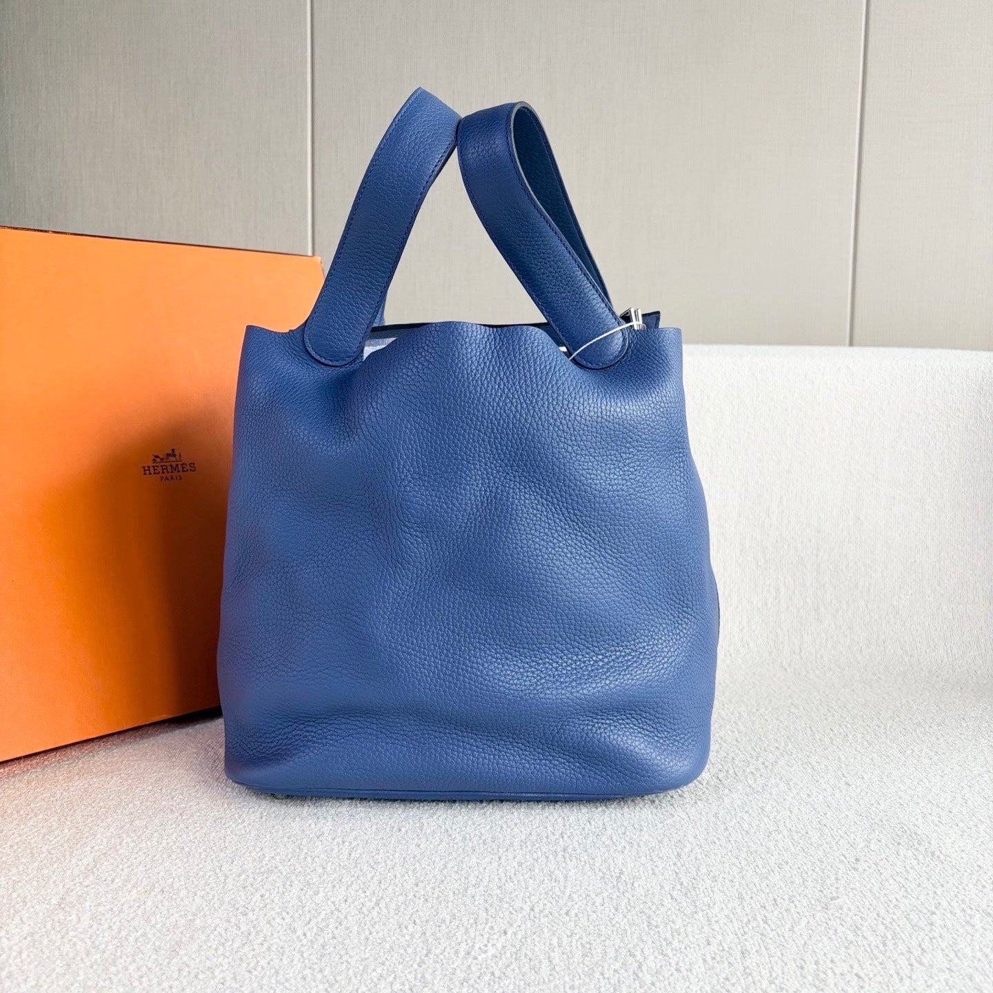 Hermès - Picotin Lock 26 - Togo leather - Blue - (26)