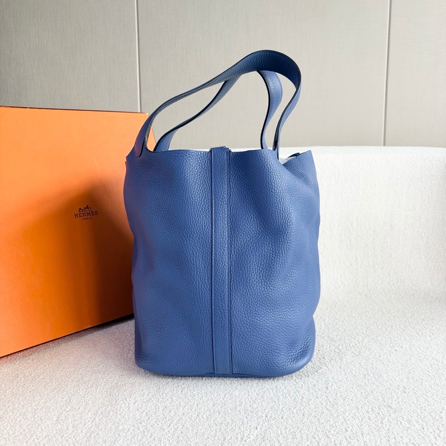 Hermès - Picotin Lock 26 - Togo leather - Blue - (26)