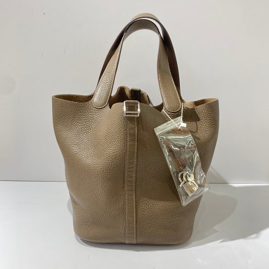 Hermès - Picotin Lock 26 - Togo leather - Elephant Grey - (medium)