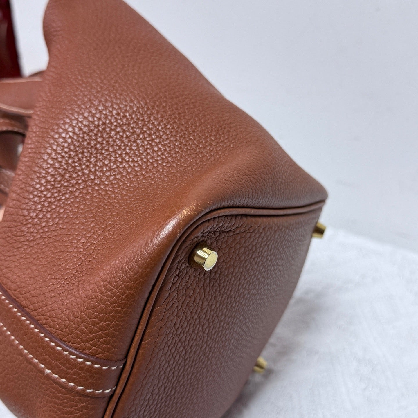 Hermès - Picotin Lock - Clemence leather - Brown - (mini)