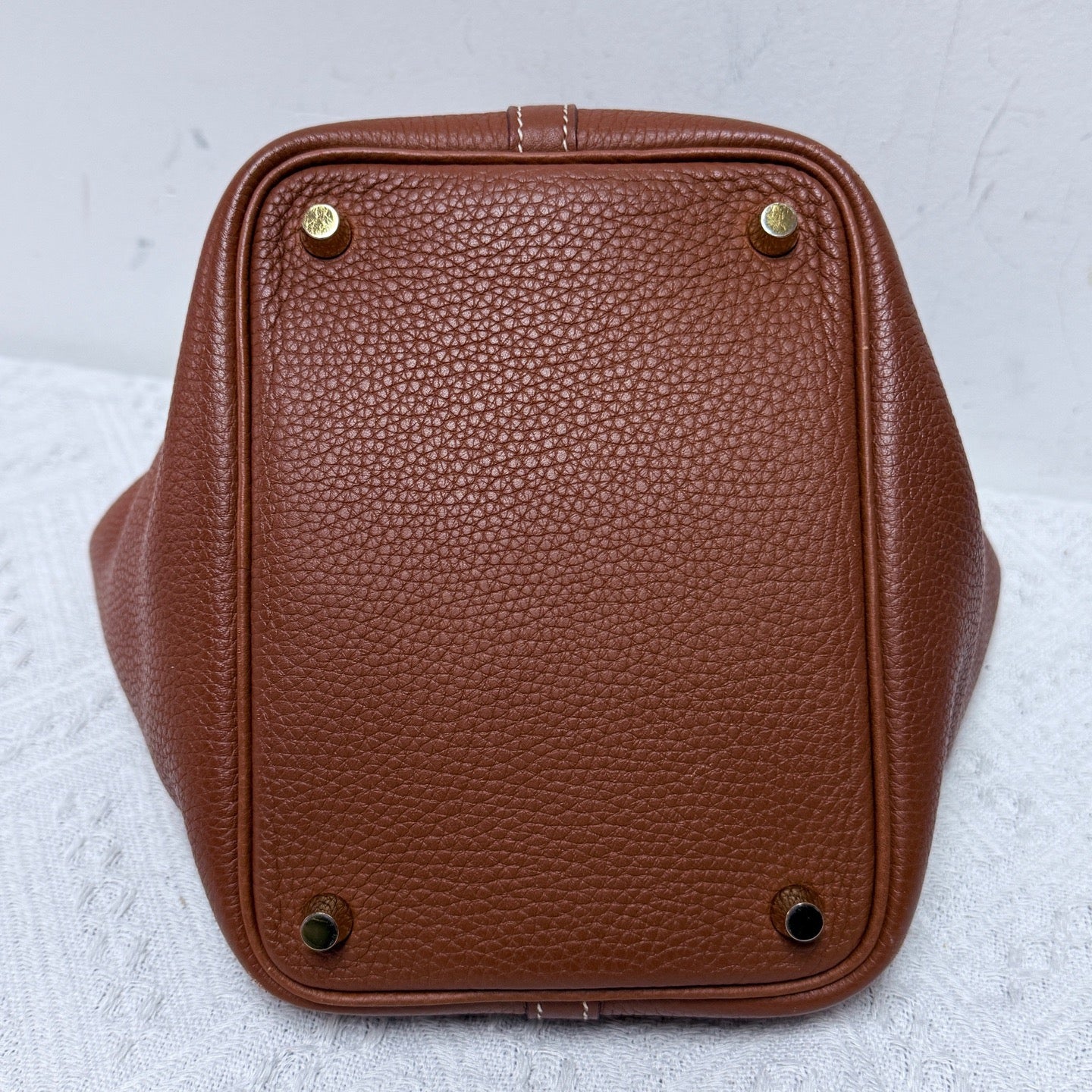 Hermès - Picotin Lock - Clemence leather - Brown - (mini)