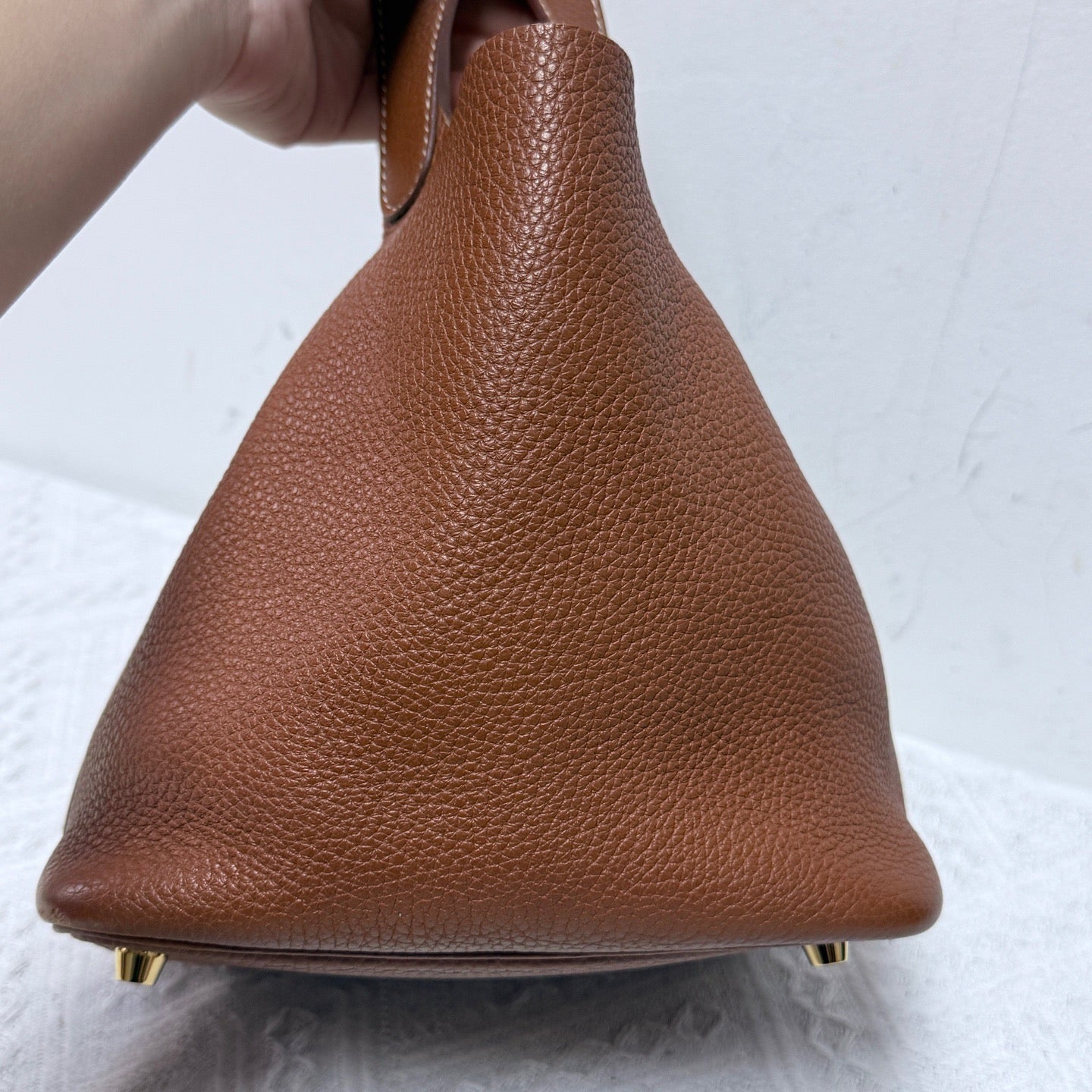 Hermès - Picotin Lock - Clemence leather - Brown - (mini)