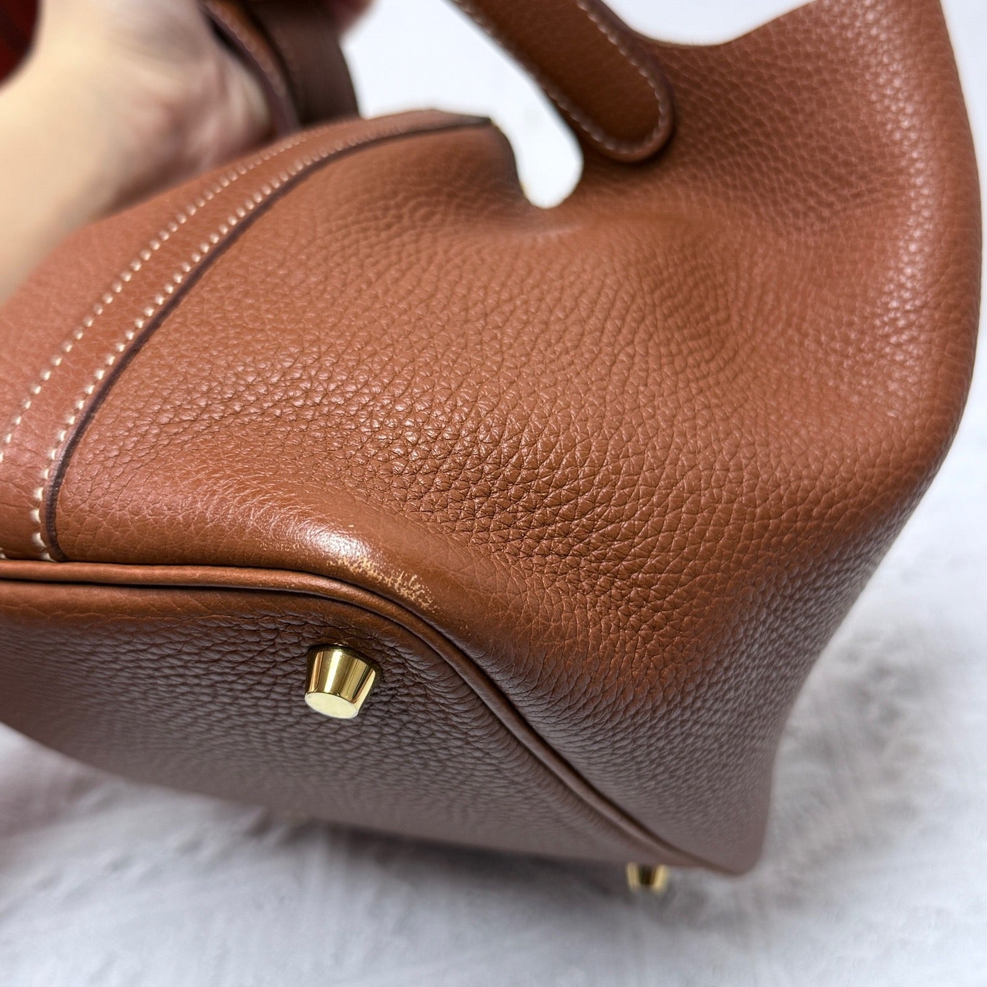 Hermès - Picotin Lock - Clemence leather - Brown - (mini)