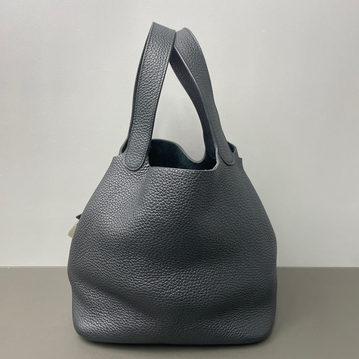 Hermes - Picotin Lock - Leather - Black