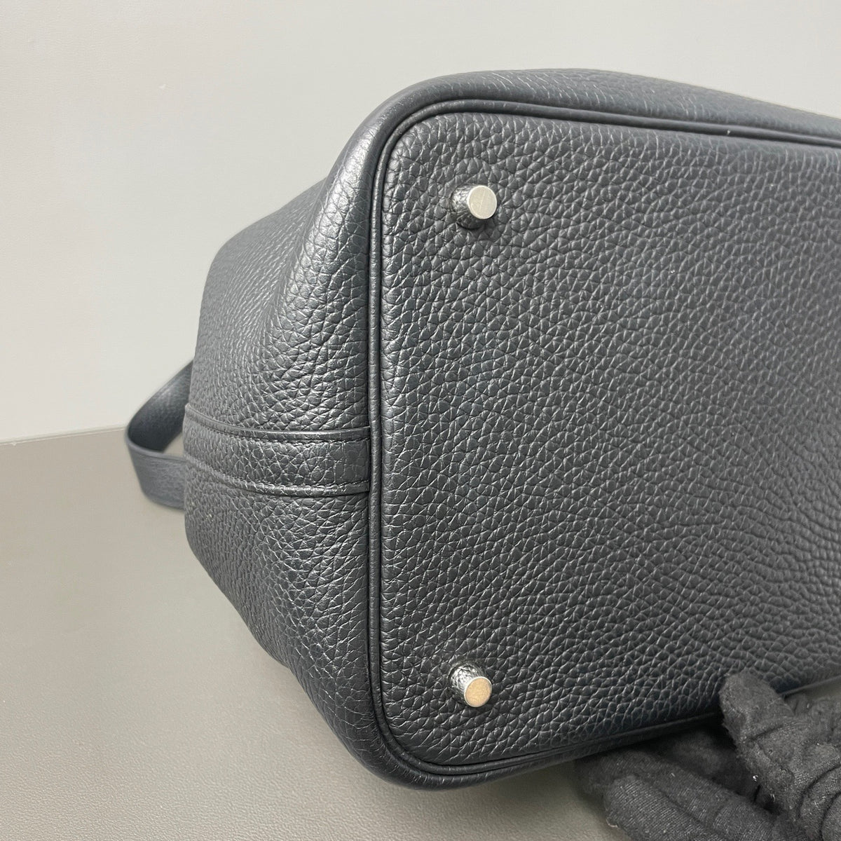 Hermes - Picotin Lock - Leather - Black