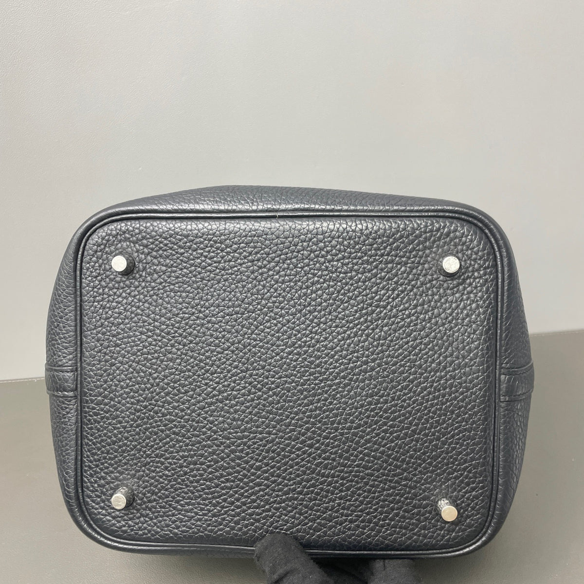 Hermes - Picotin Lock - Leather - Black