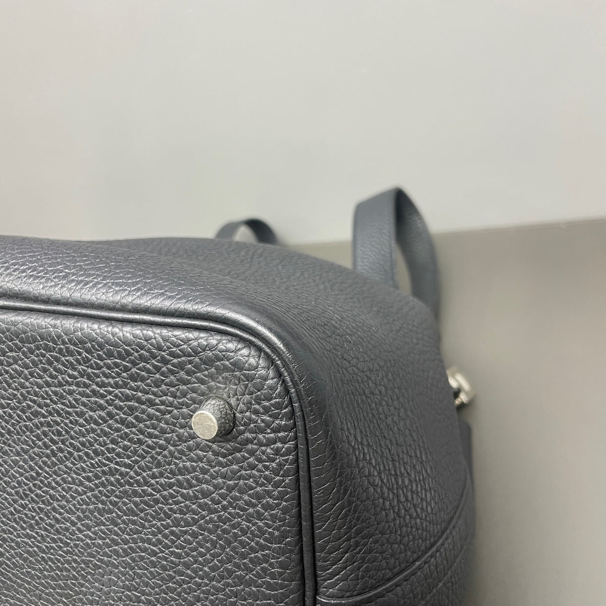 Hermes - Picotin Lock - Leather - Black