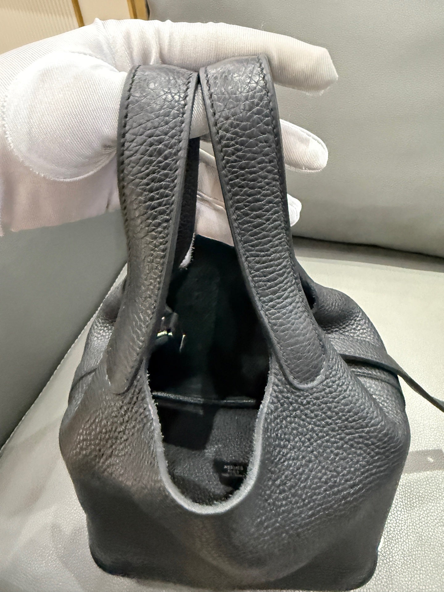 Hermès - Picotin Lock - Leather - Black - (mini)
