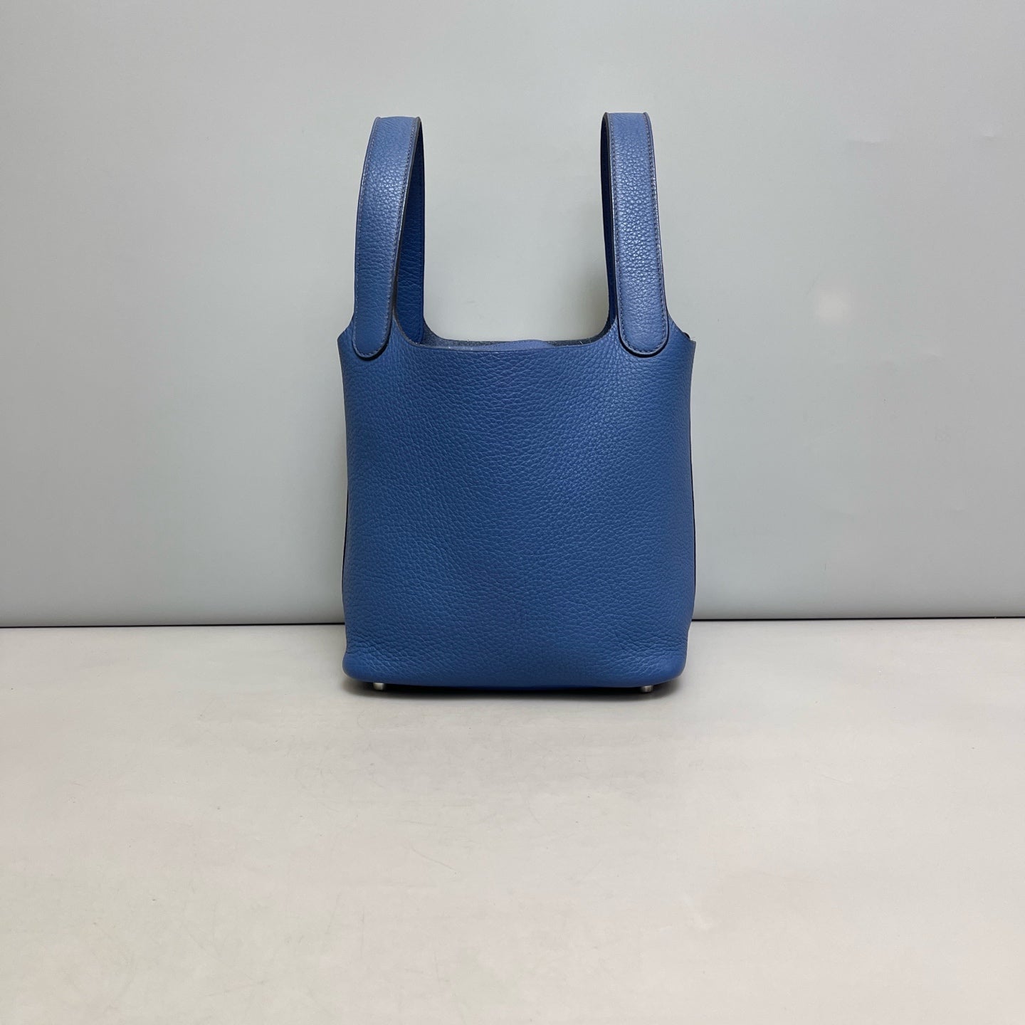 Hermes - Picotin Lock - Leather - Blue - (Small)