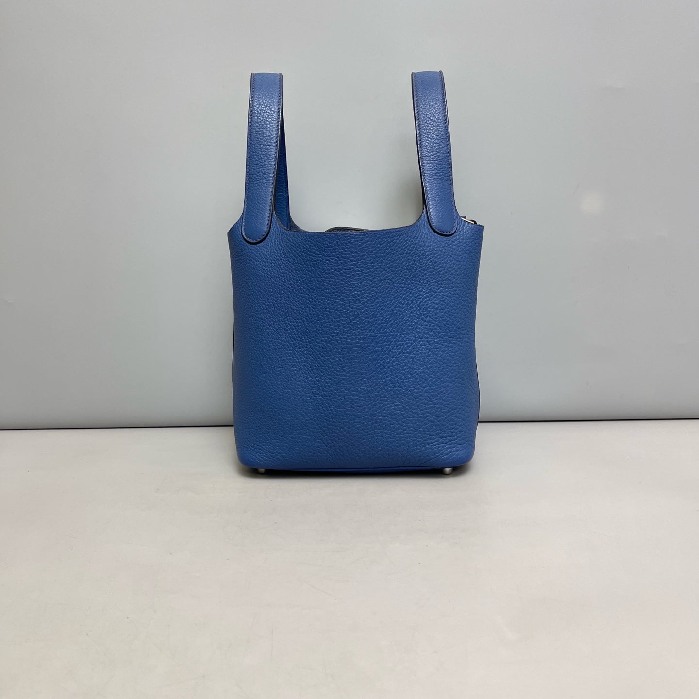 Hermes - Picotin Lock - Leather - Blue - (Small)