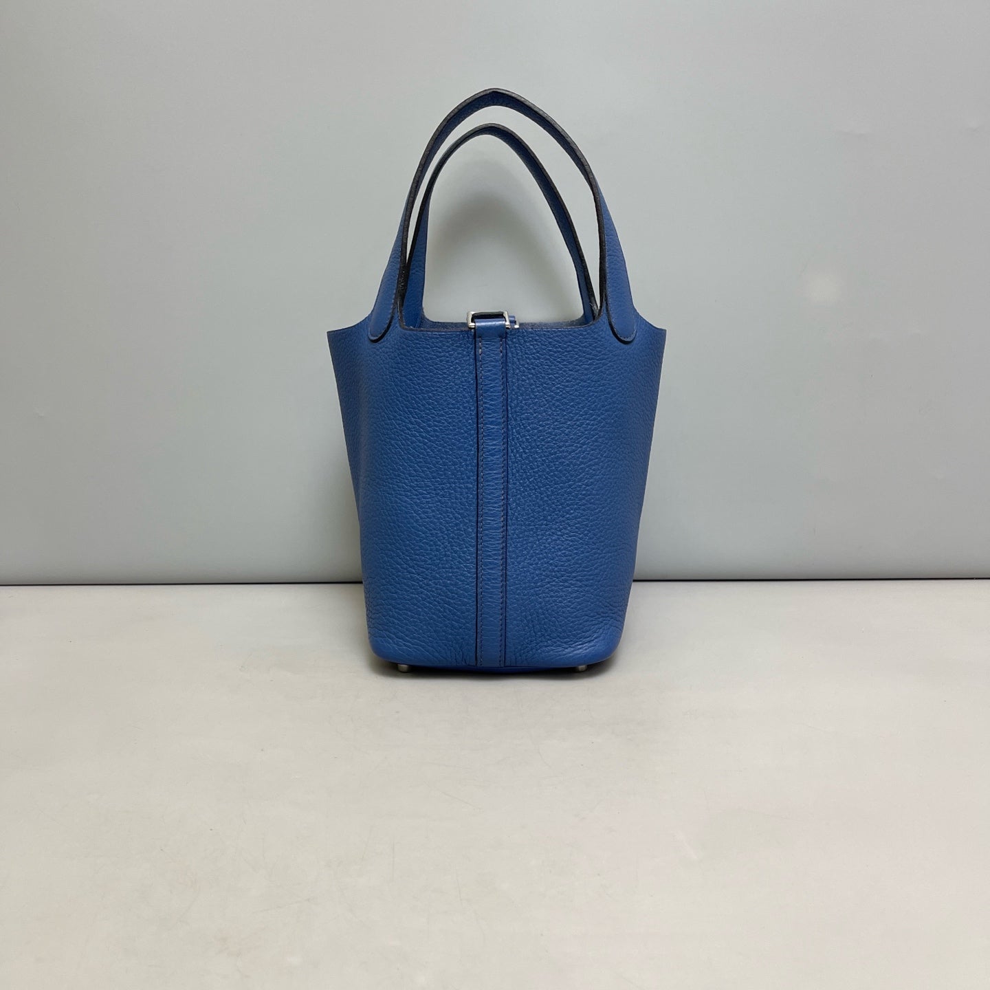 Hermes - Picotin Lock - Leather - Blue - (Small)