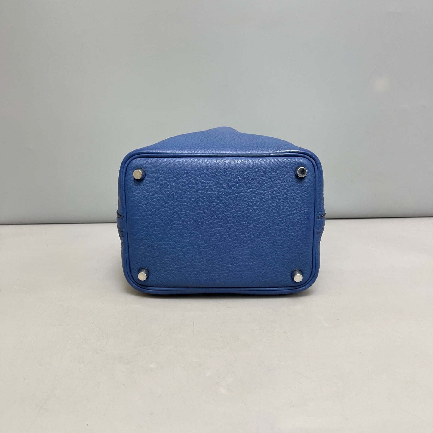 Hermes - Picotin Lock - Leather - Blue - (Small)