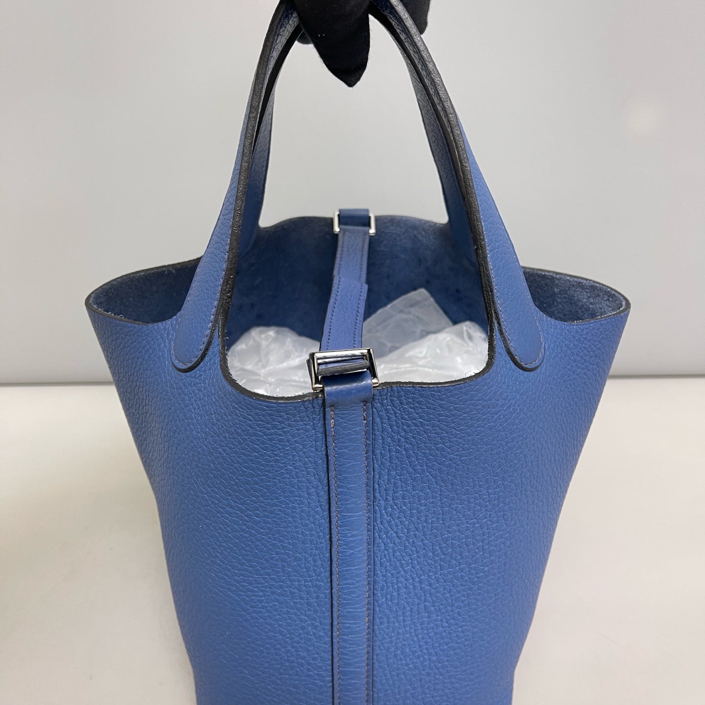 Hermes - Picotin Lock - Leather - Blue - (Small)