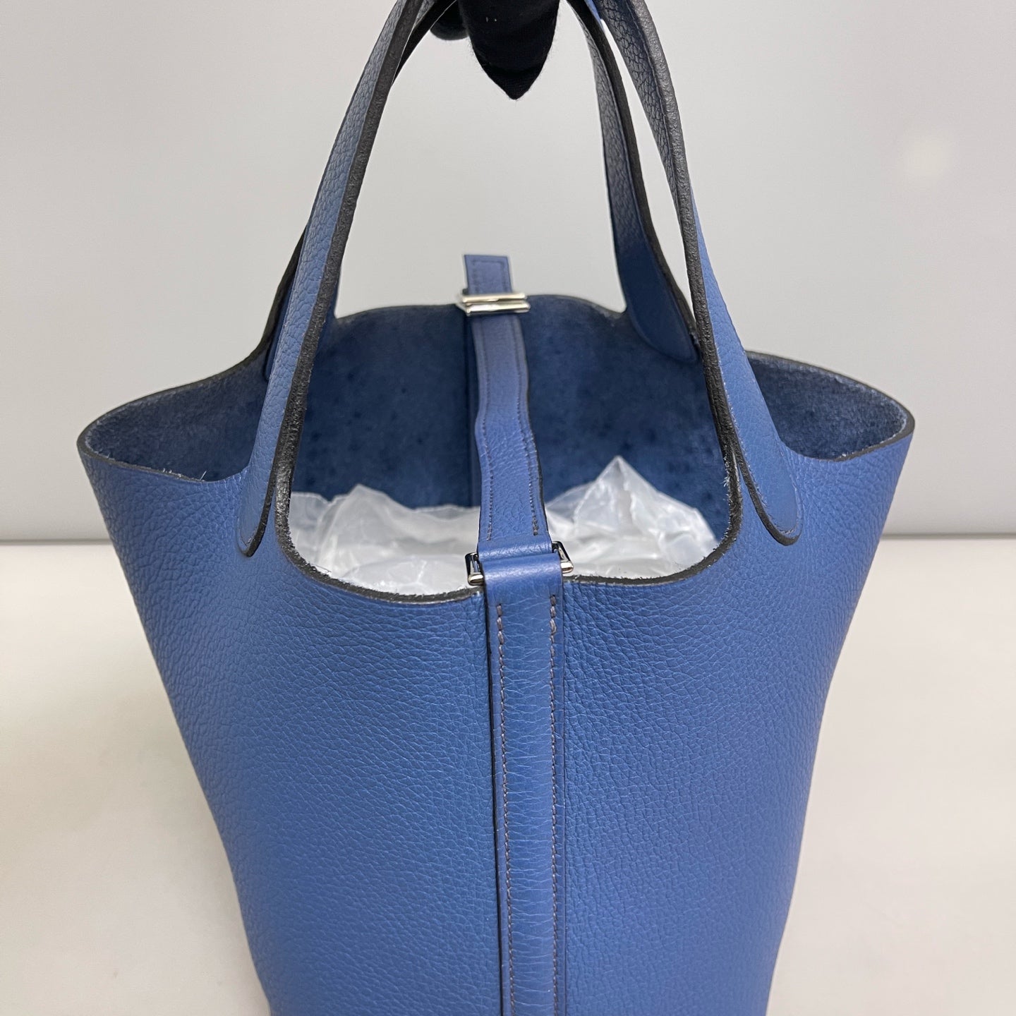 Hermes - Picotin Lock - Leather - Blue - (Small)