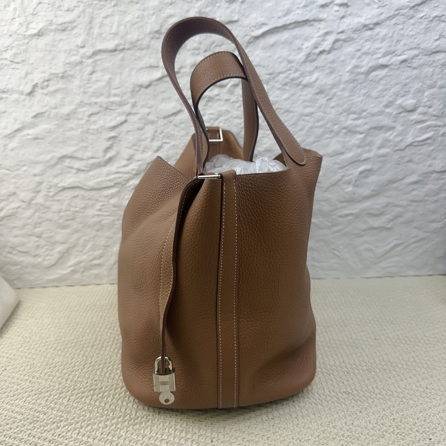 Hermes - Picotin Lock - Leather - Brown - (small)