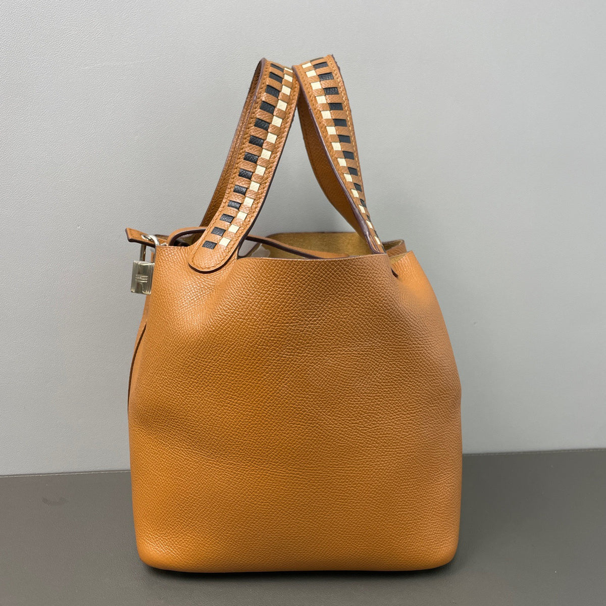 Hermes - Picotin Lock - Leather - Camel - (small)