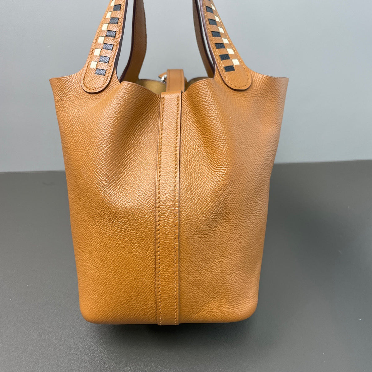 Hermes - Picotin Lock - Leather - Camel - (small)