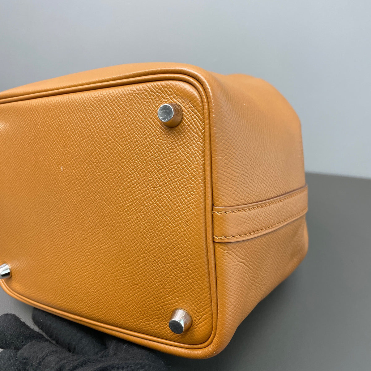 Hermes - Picotin Lock - Leather - Camel - (small)
