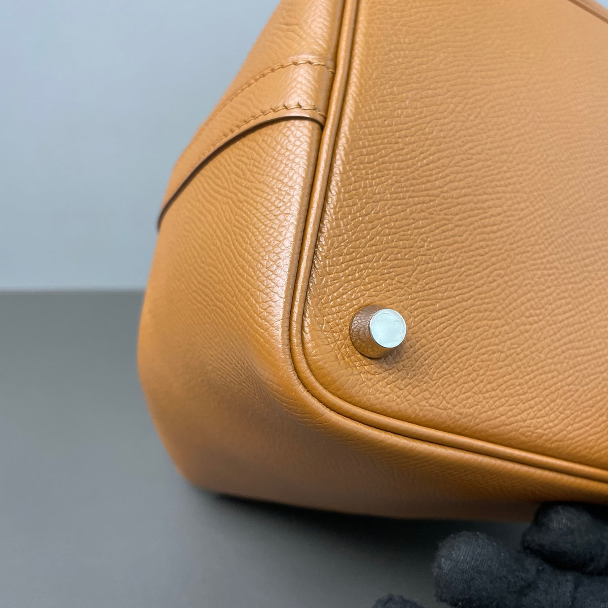 Hermes - Picotin Lock - Leather - Camel - (small)