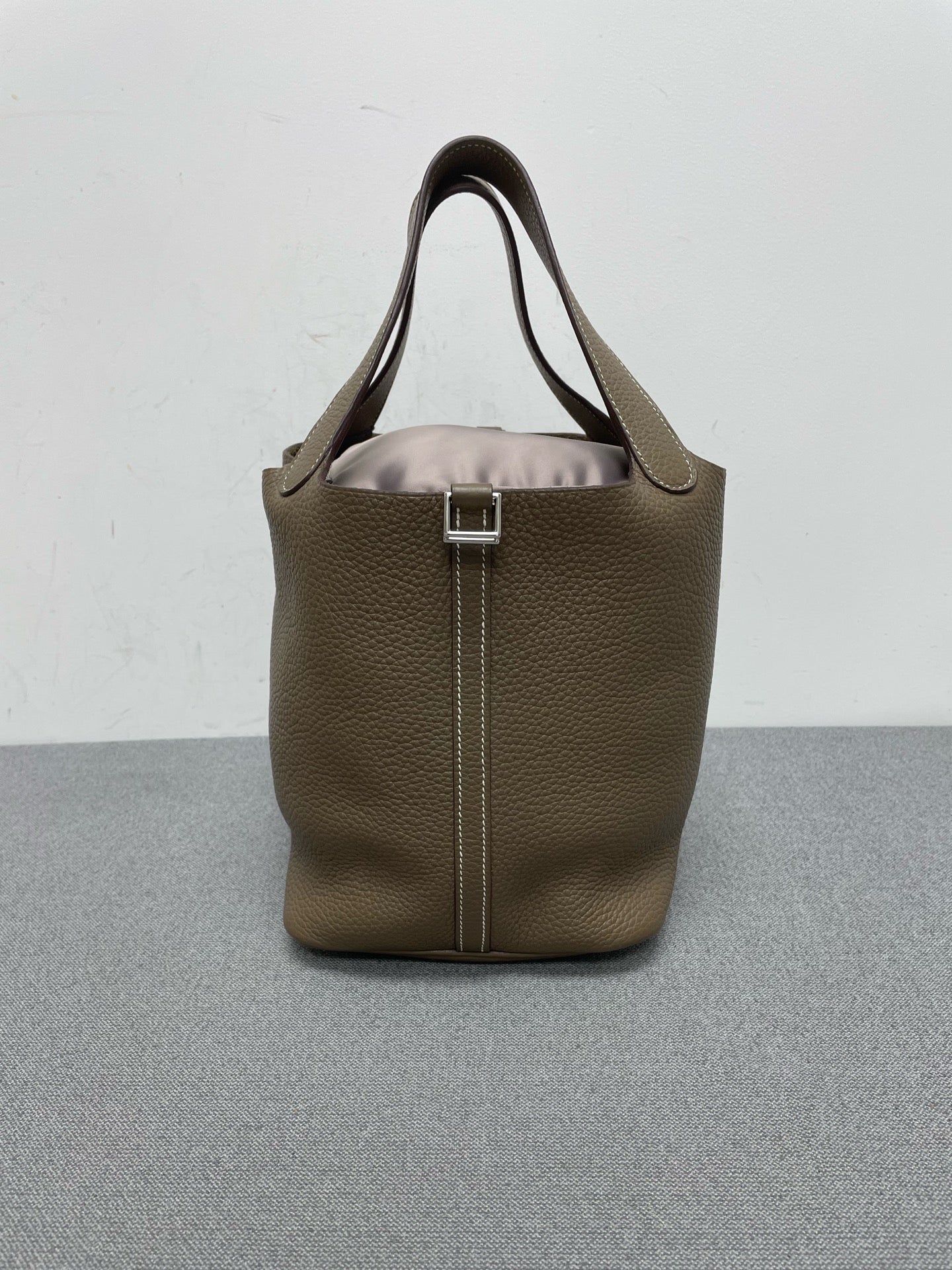 Hermès - Picotin Lock - Leather - Grey - (medium)
